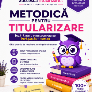 Curs Complet de Metodică pentru Titularizare Învățători