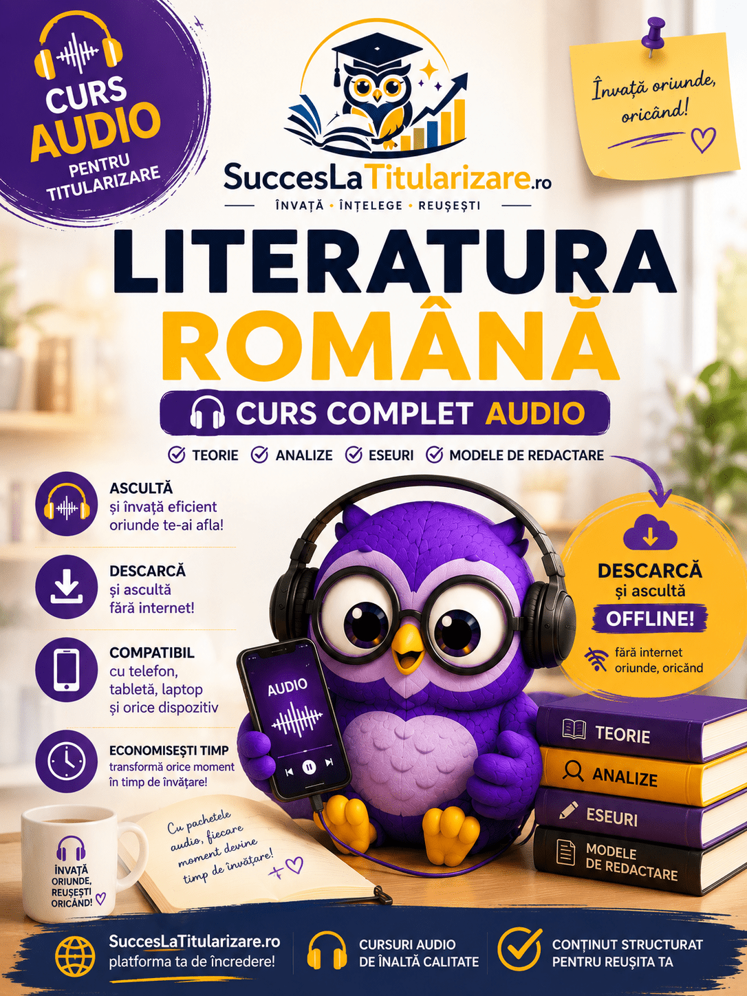 Cursul Audio de Literatură Română Cursul Audio de Literatură Română?