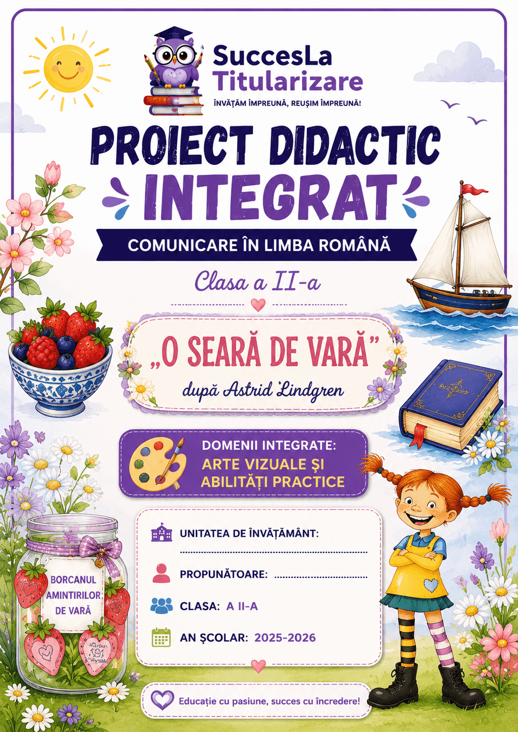 Proiect Didactic Integrat – „O seară de vară” Proiect Didactic Integrat – „O seară de vară”