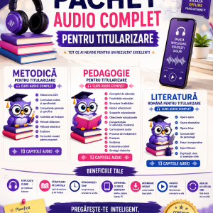 Pachet Audio Complet pentru Titularizare Învățători