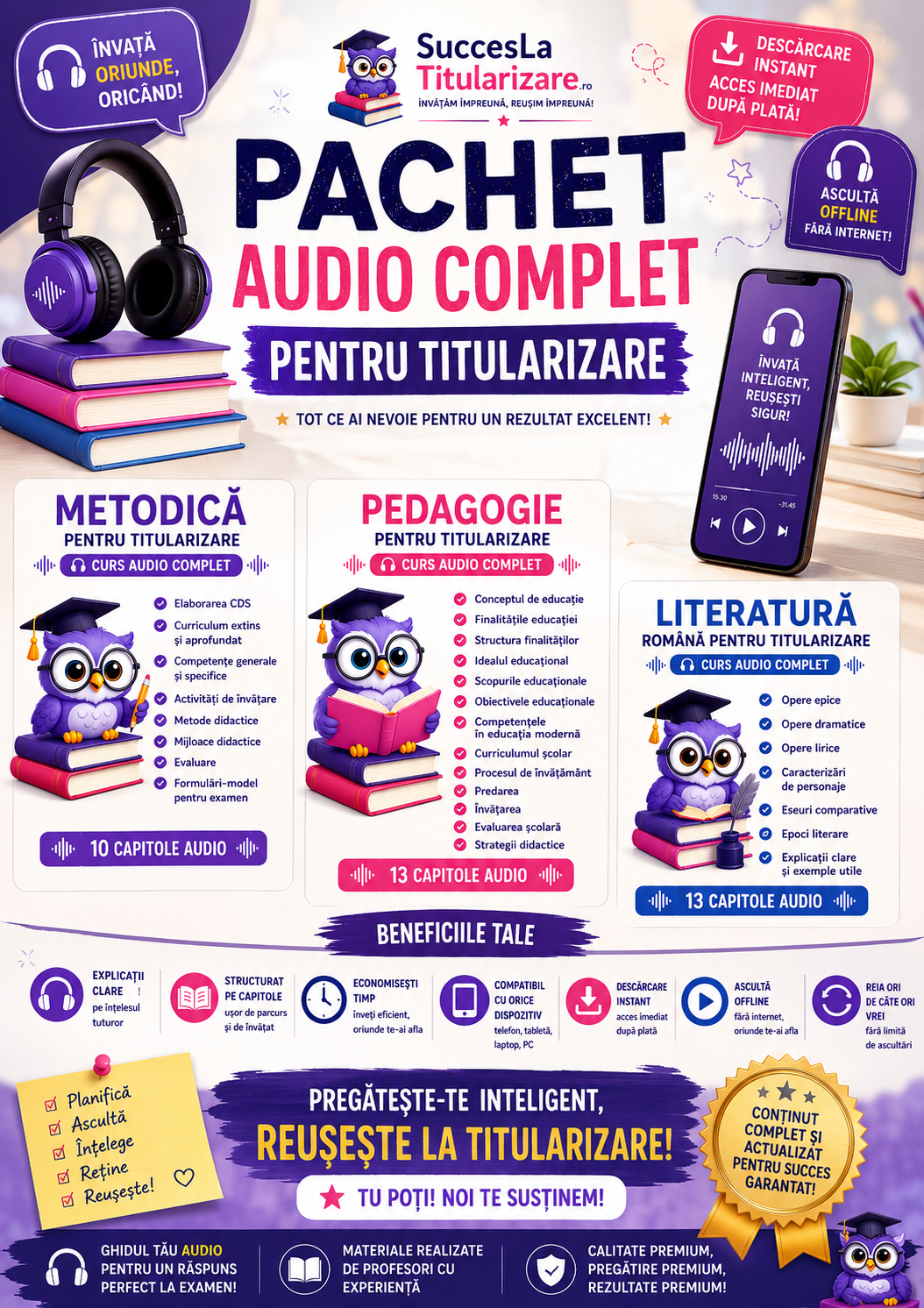 COPERTA PACHET AUDIO COMPLET