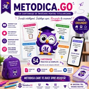 54 Cartonașe Metodică – Scheme și Sinteze pentru Titularizare Învățători | Metodica.GO