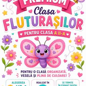 Pachet Decor Premium – Clasa Fluturașilor | Clasa a II-a