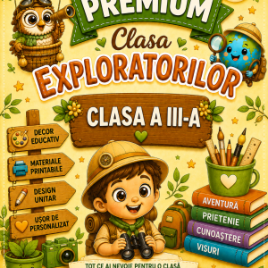 Pachet Decor Premium – Clasa Exploratorilor | Clasa a III-a
